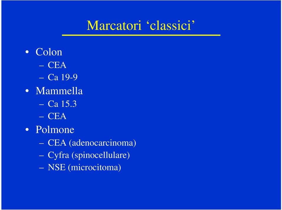 (adenocarcinoma) Cyfra