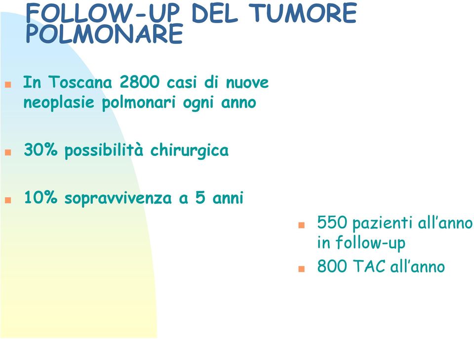 chirurgica 10% sopravvivenza a 5 anni 550