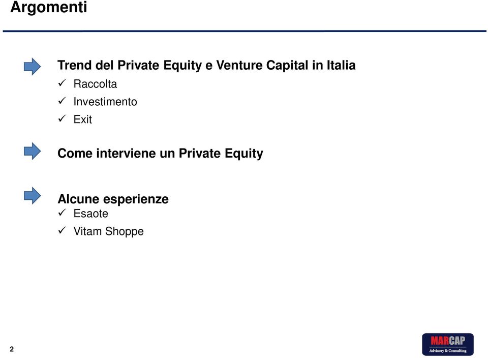 Investimento Exit Come interviene un