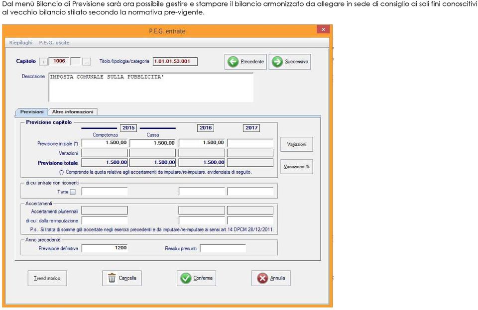 allegare in sede di consiglio ai soli fini