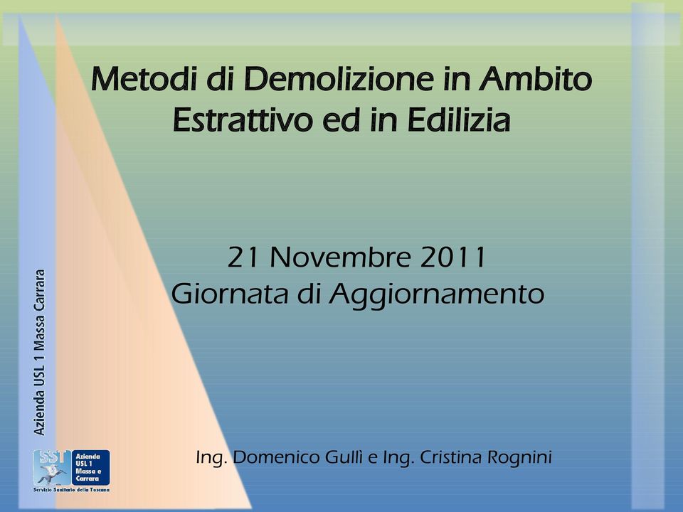 Novembre 2011 Giornata di