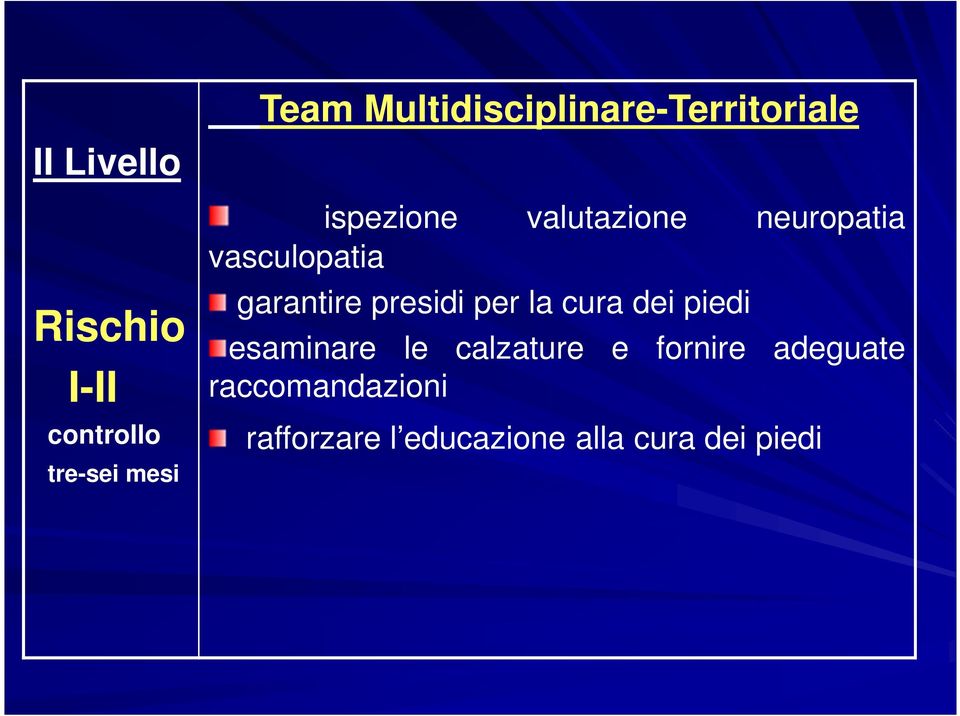 vasculopatia garantire presidi per la cura dei piedi esaminare le