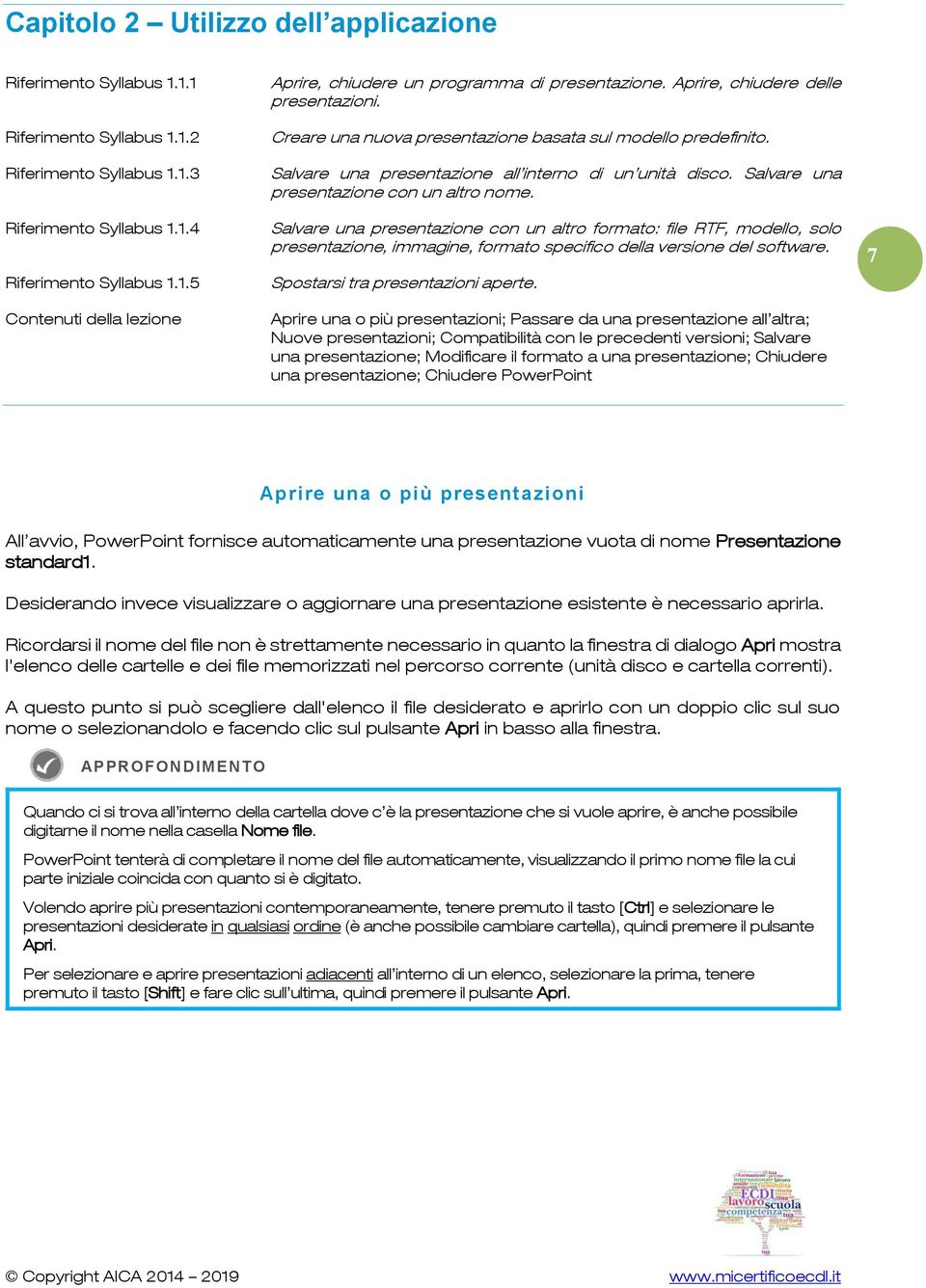 Salvare una presentazine cn un altr frmat: file RTF, mdell, sl presentazine, immagine, frmat specific della versine del sftware. Spstarsi tra presentazini aperte.