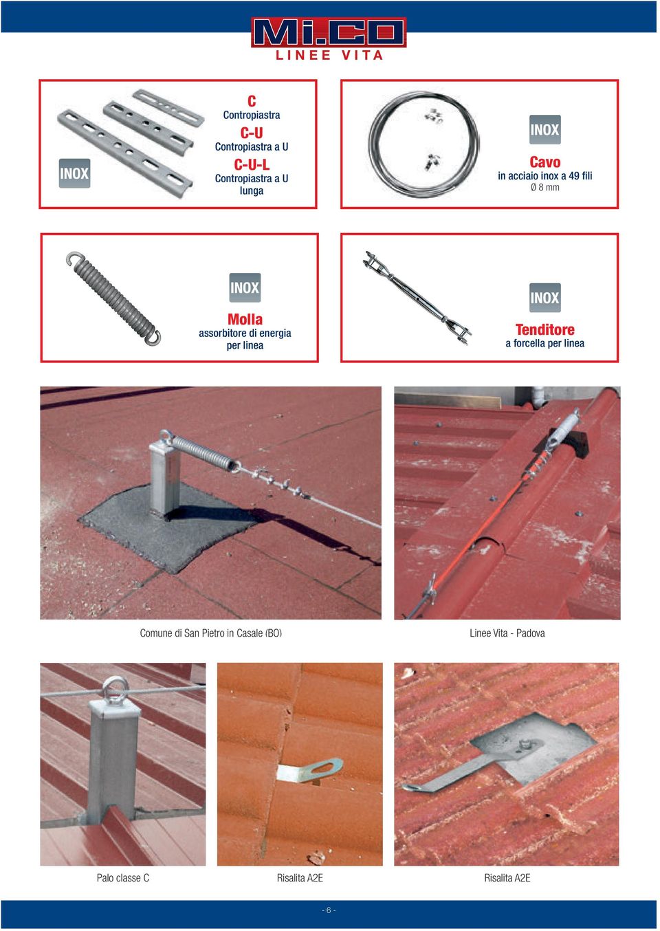 energia per linea Tenditore a forcella per linea Comune di San Pietro