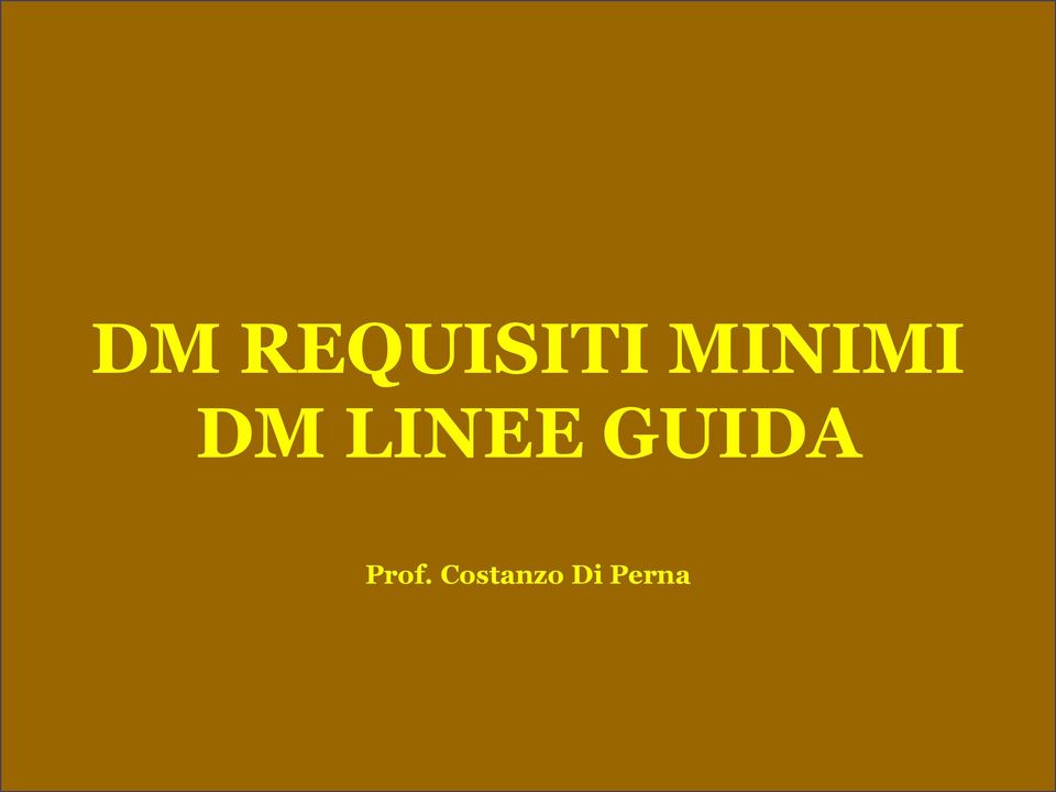 LINEE GUIDA