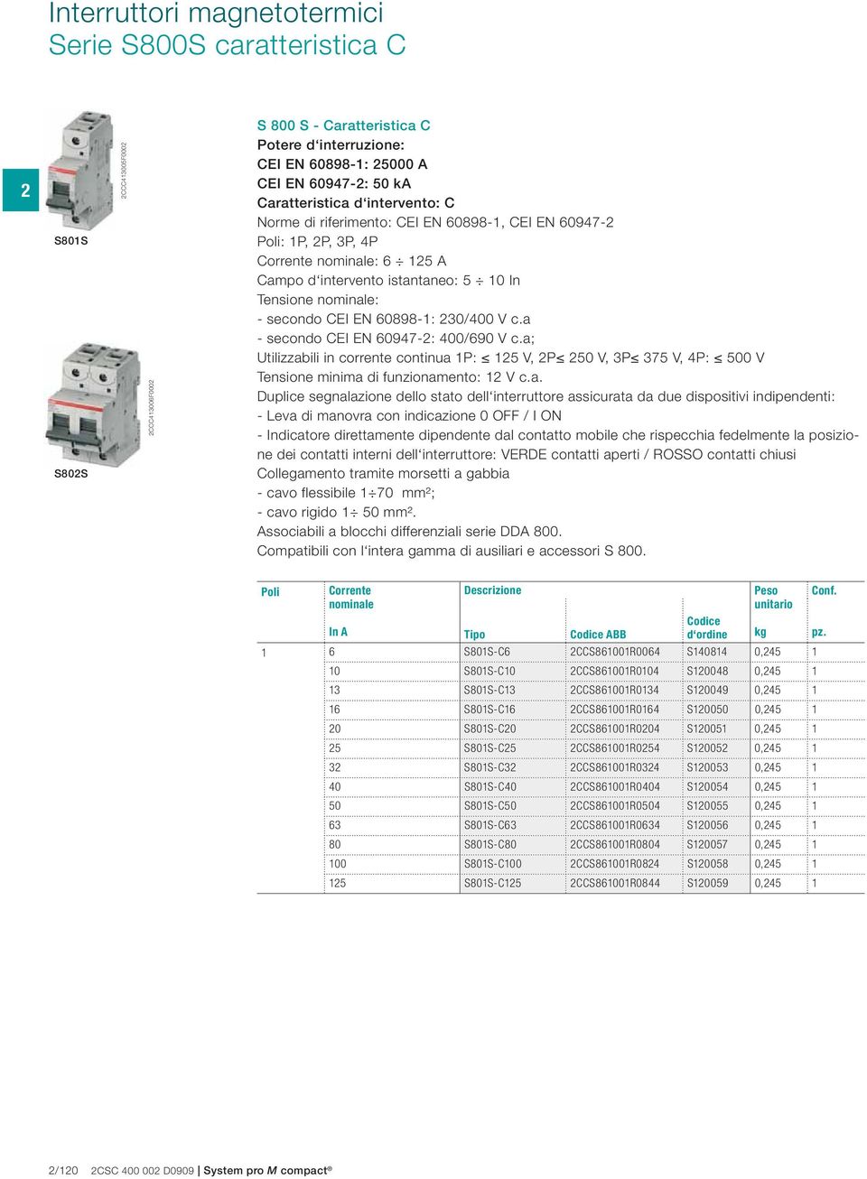 a - secondo CEI EN 60947-: 400/690 V c.a; Utilizzabili in corrente continua 1P: 15 V, P 50 V, 3P 375 V, 4P: 500 V Tensione minima di funzionamento: 1 V c.a. Duplice segnalazione dello stato dell