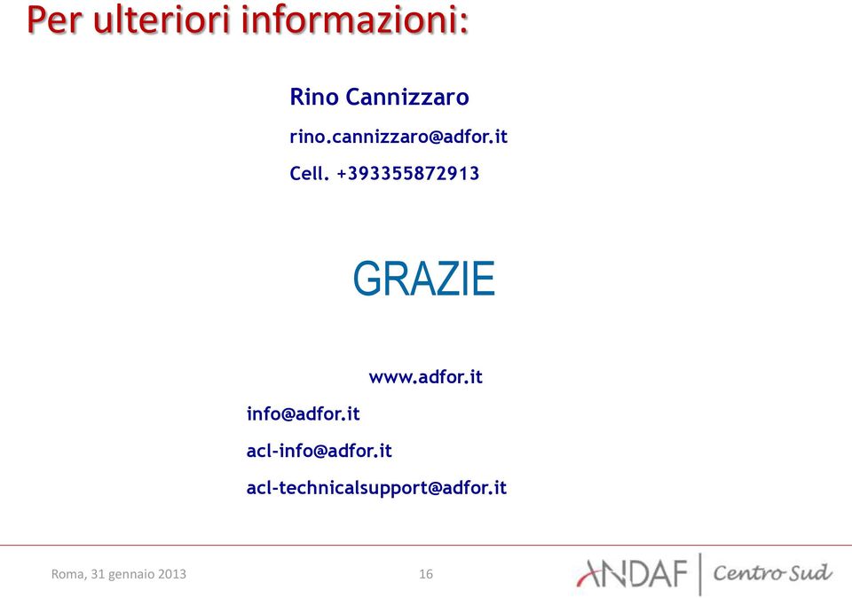 +393355872913 GRAZIE www.adfor.