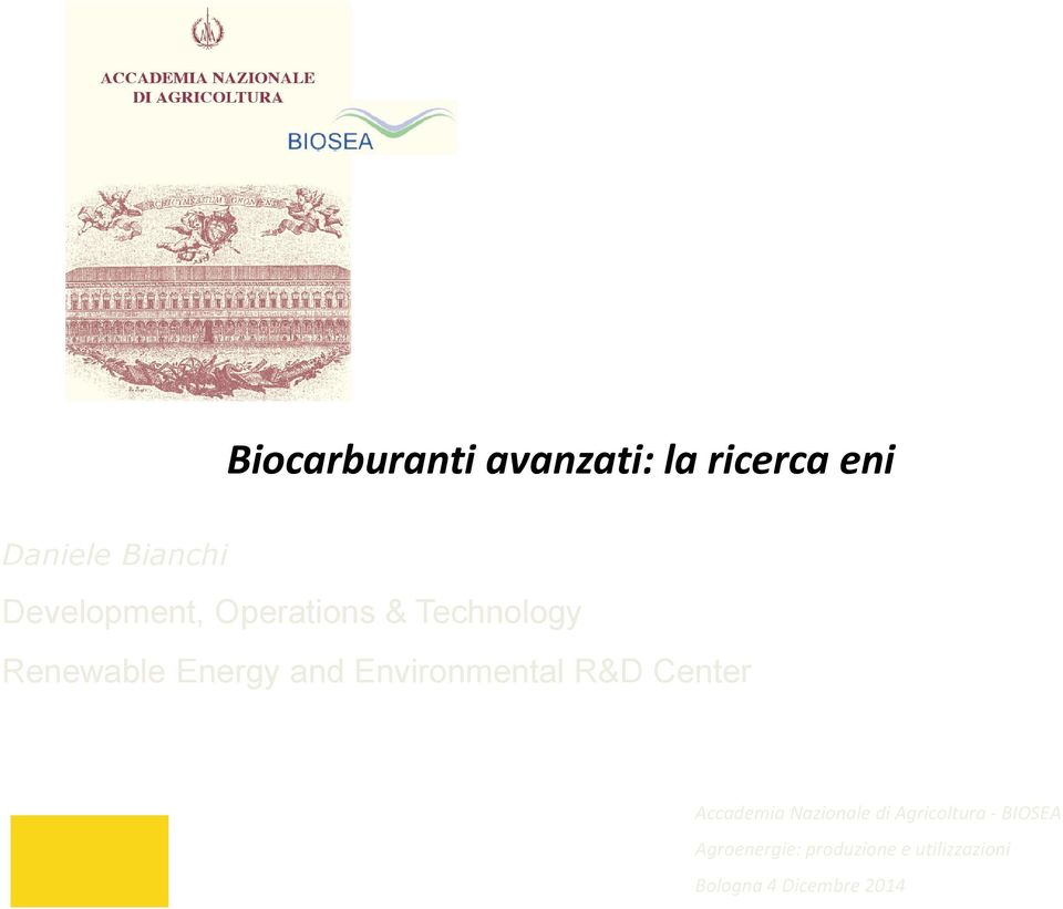 Environmental R&D Center Accademia Nazionale di Agricoltura -