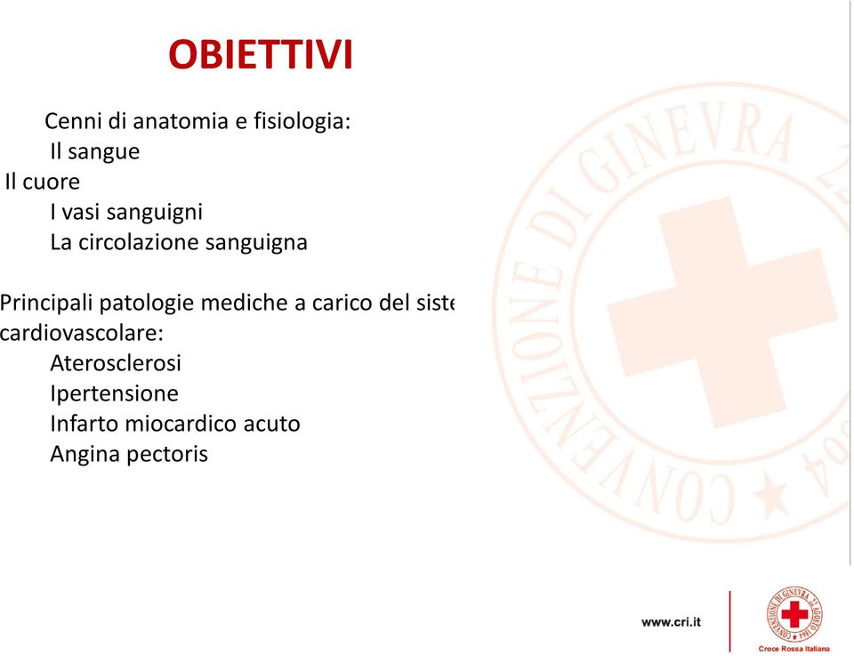 patologie mediche a carico del sistema cardiovascolare: