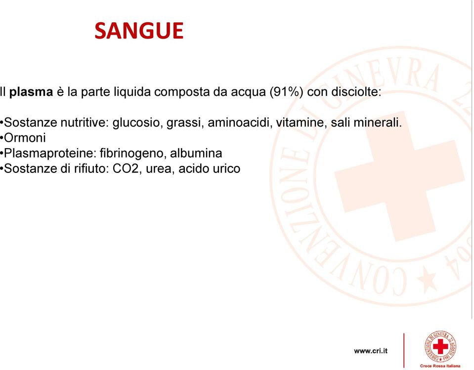 aminoacidi, vitamine, sali minerali.