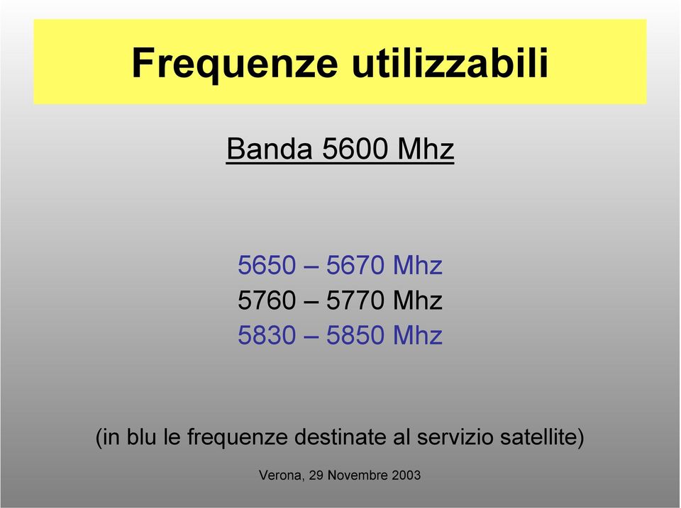 5830 5850 Mhz (in blu le