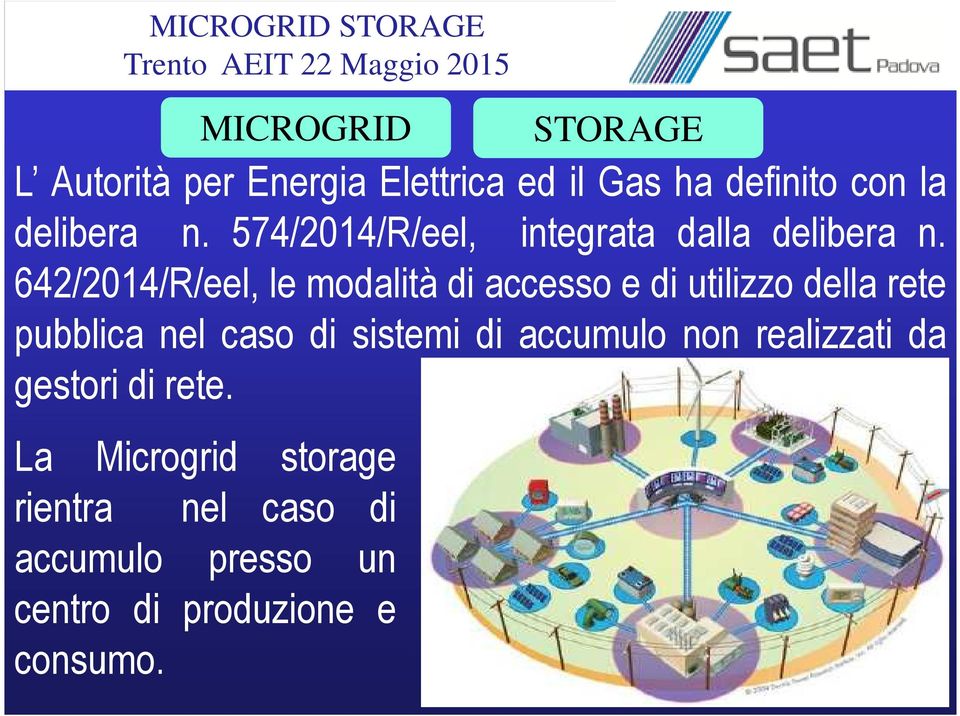 642/2014/R/eel, le modalità di accesso e di utilizzo della rete pubblica nel caso di