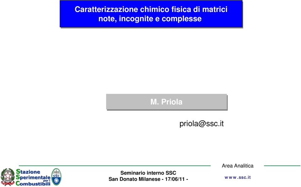 matrici note, incognite