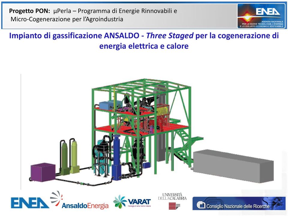 Agroindustria Impianto di gassificazione ANSALDO