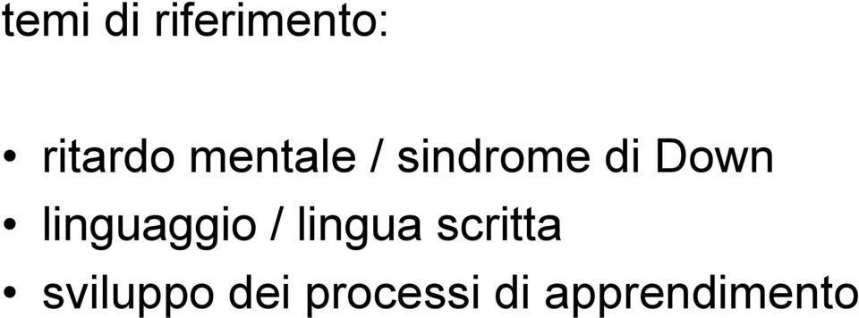 linguaggio / lingua scritta