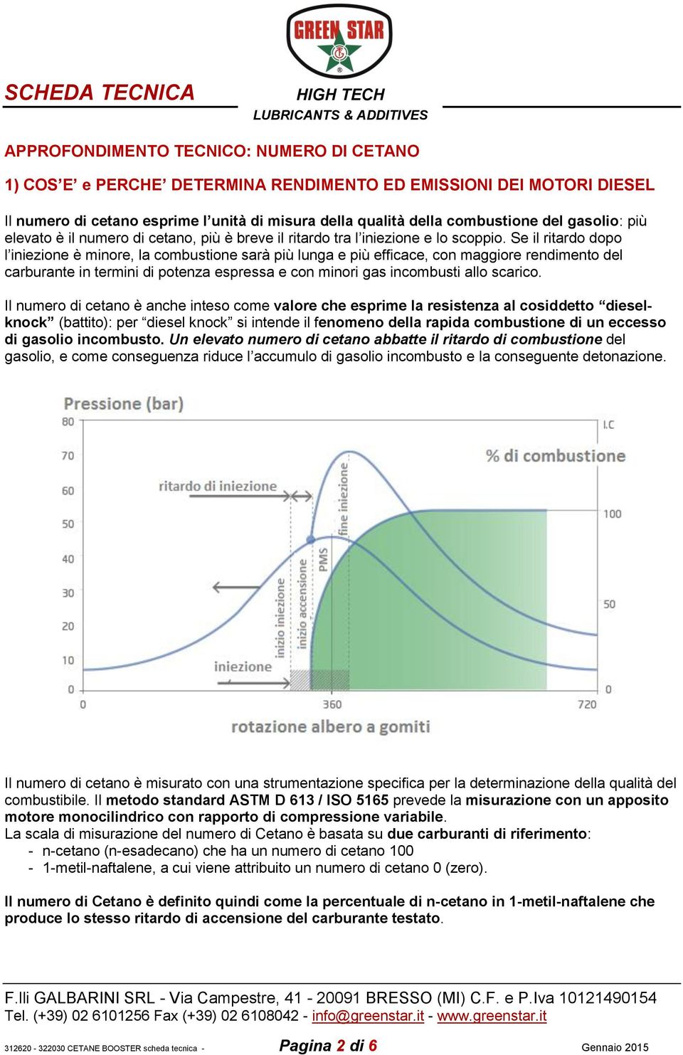 Se il ritardo dopo l iniezione è minore, la combustione sarà più lunga e più efficace, con maggiore rendimento del carburante in termini di potenza espressa e con minori gas incombusti allo scarico.