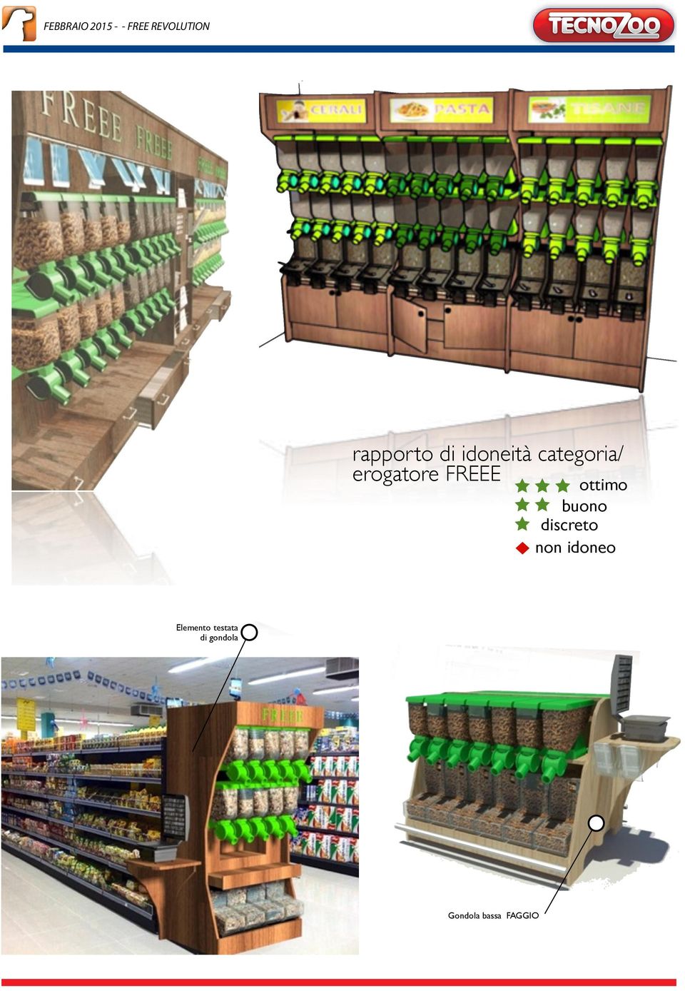 distribuzione di merce sfusa all interno pistacchi del punto vendita.