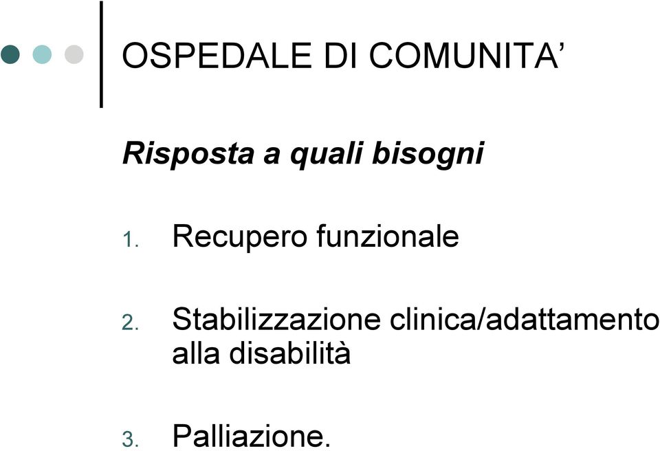 Recupero funzionale 2.