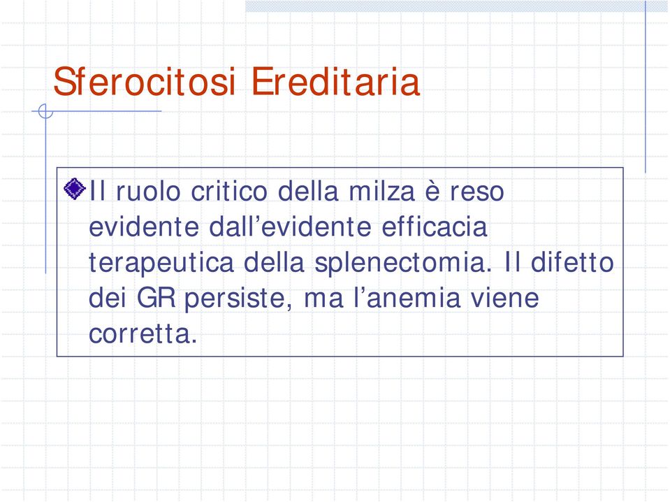 terapeutica ti della splenectomia.