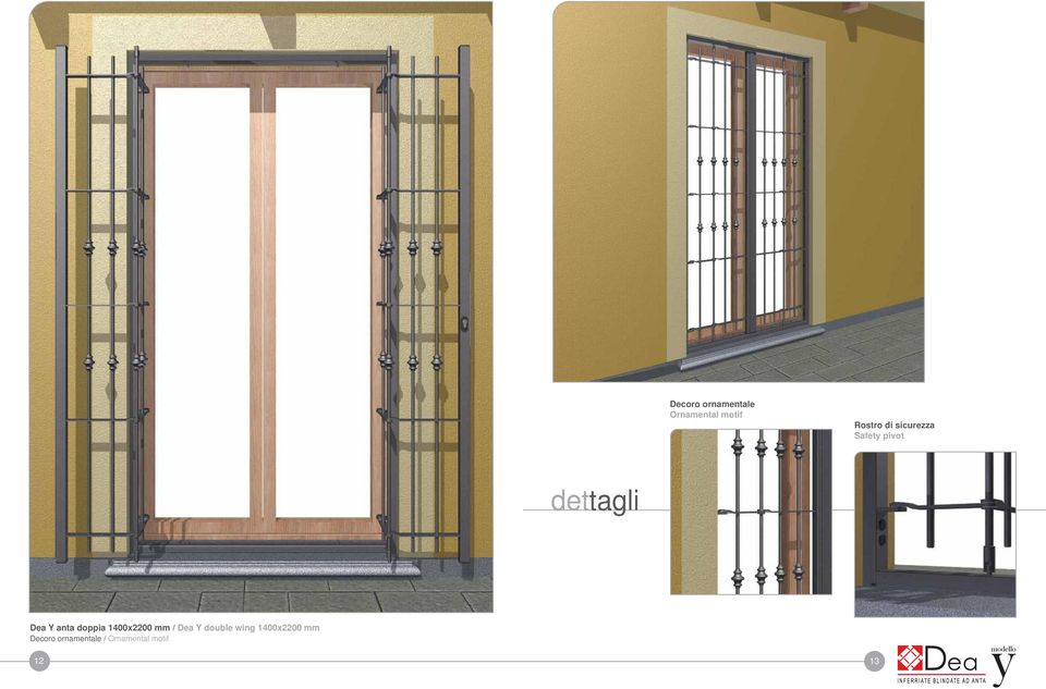 doppia 1400x2200 mm / Dea Y double wing