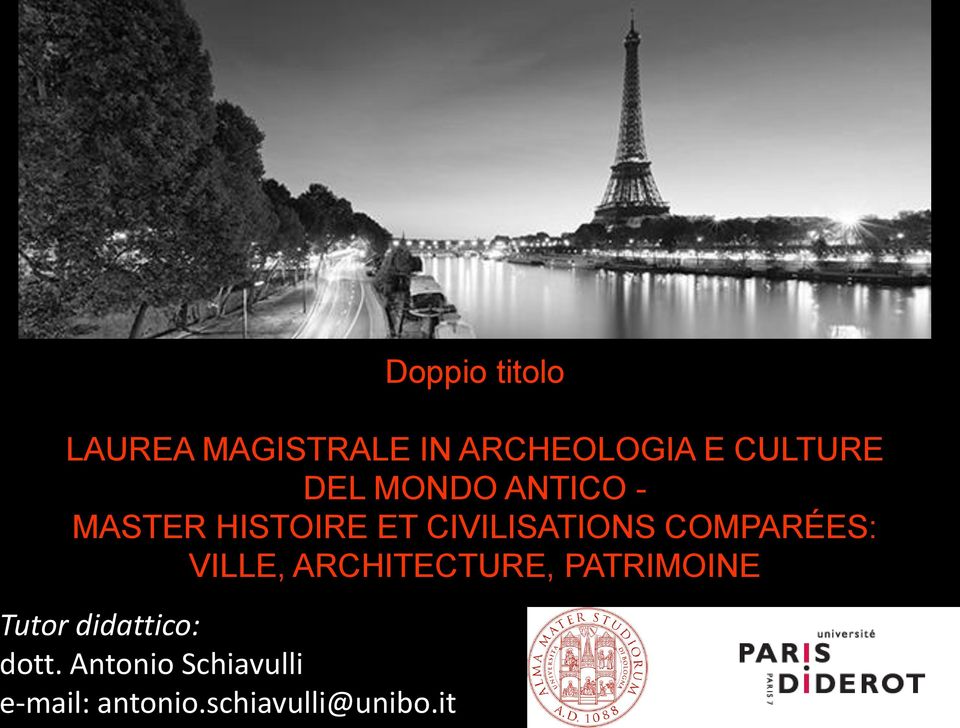 COMPARÉES: VILLE, ARCHITECTURE, PATRIMOINE Tutor