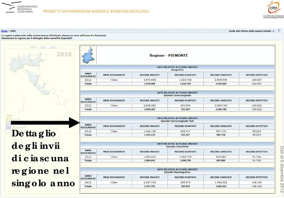 regione nel singolo