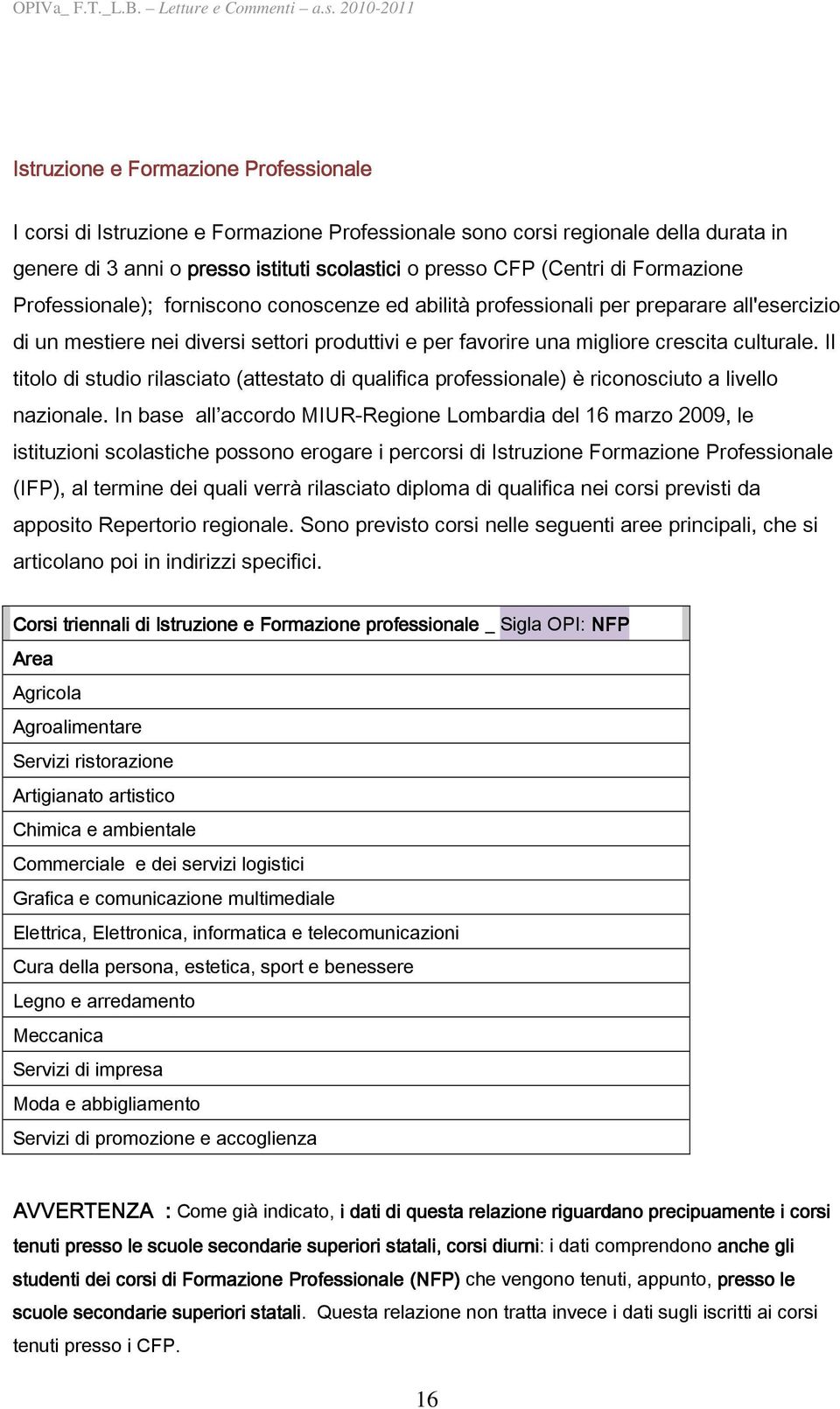 Il titolo di studio rilasciato (attestato di qualifica professionale) è riconosciuto a livello nazionale.