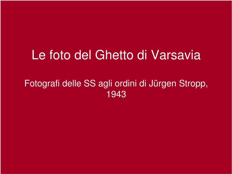 Fotografi delle SS