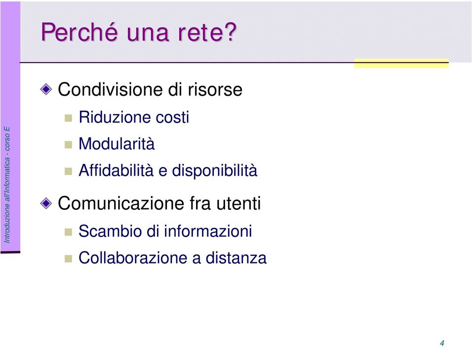 Modularità Affidabilità e disponibilità