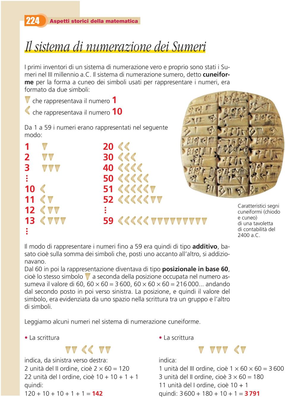 Il sistema di numerazione dei Sumeri I primi inventori di un sistema di numerazione vero e proprio sono stati i Sumeri nel III millennio a.c.