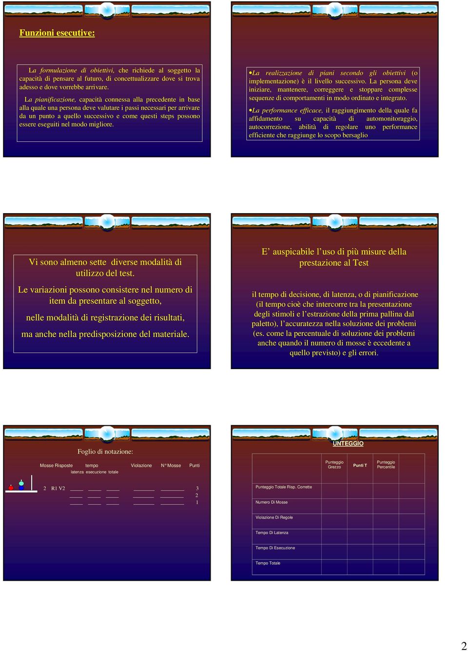 eseguiti nel modo migliore. La realizzazione di piani secondo gli obiettivi (o implementazione) è il livello successivo.