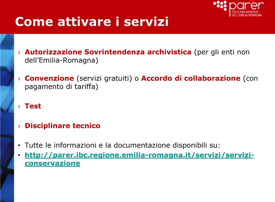 pagamento di tariffa) Test Disciplinare tecnico Tutte le informazioni e la