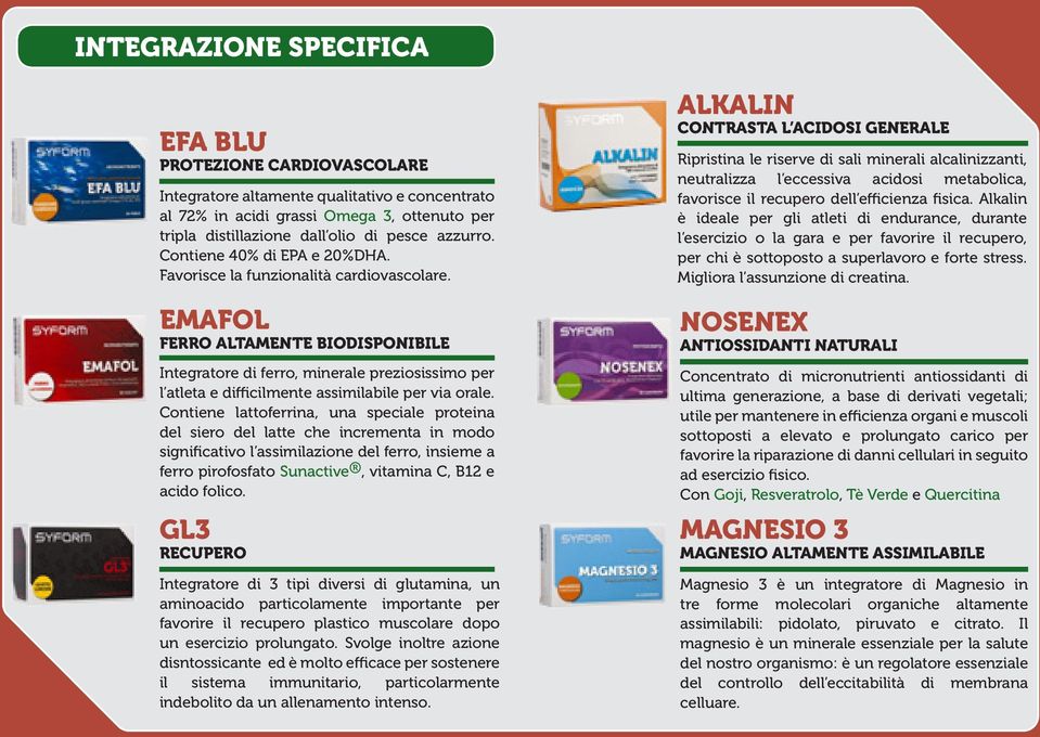 EMAFOL FERRO ALTAMENTE BIODISPONIBILE Integratore di ferro, minerale preziosissimo per l atleta e difficilmente assimilabile per via orale.