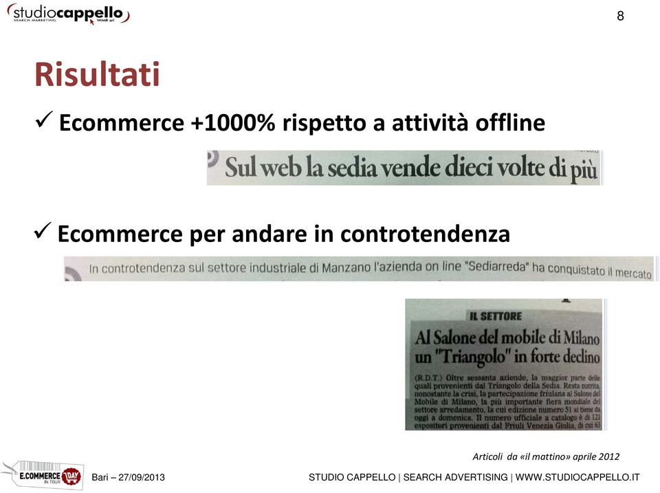 Ecommerce per andare in