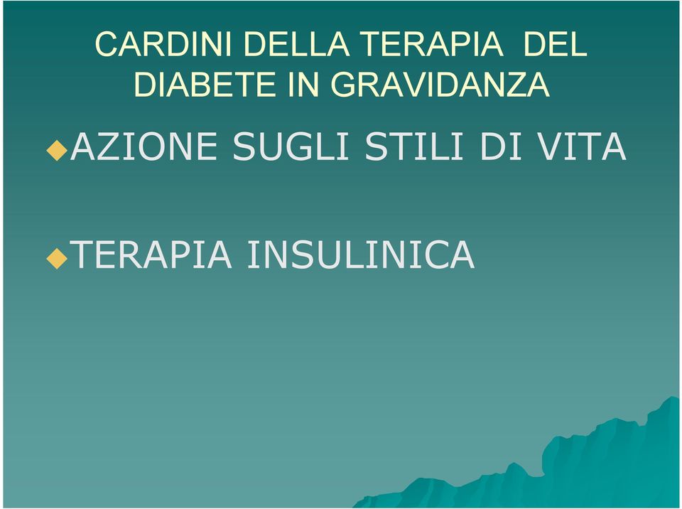 GRAVIDANZA AZIONE SUGLI