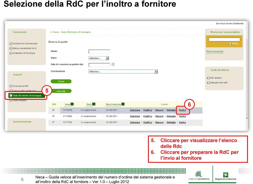 Cliccare per visualizzare l elenco