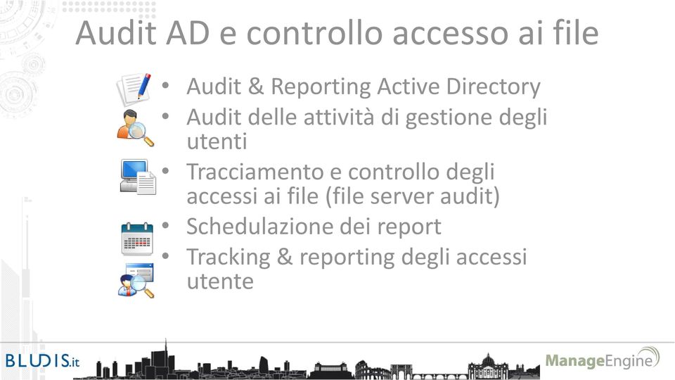 Tracciamento e controllo degli accessi ai file (file server