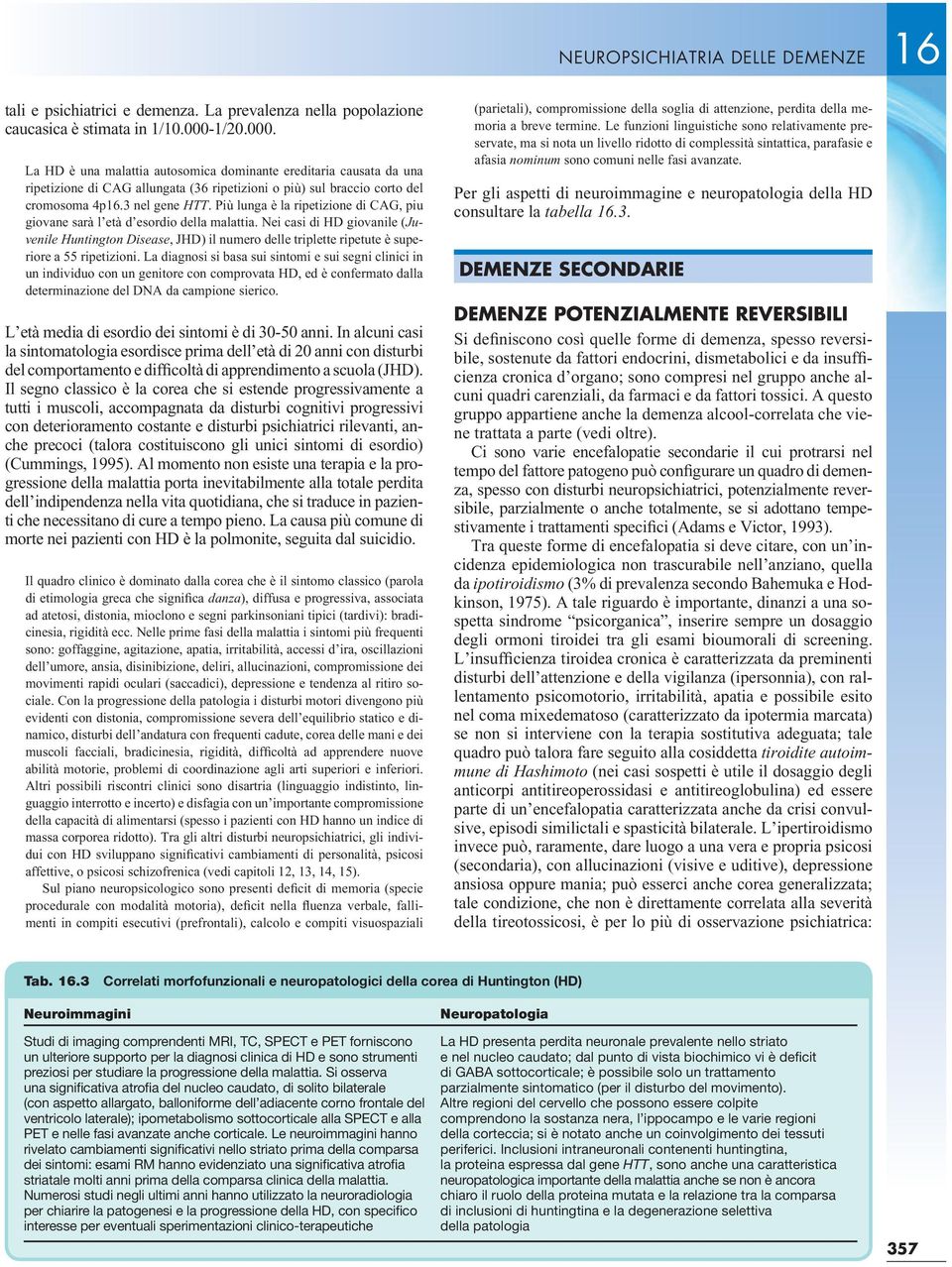 Più lunga è la ripetizione di CAG, piu giovane sarà l età d esordio della malattia.