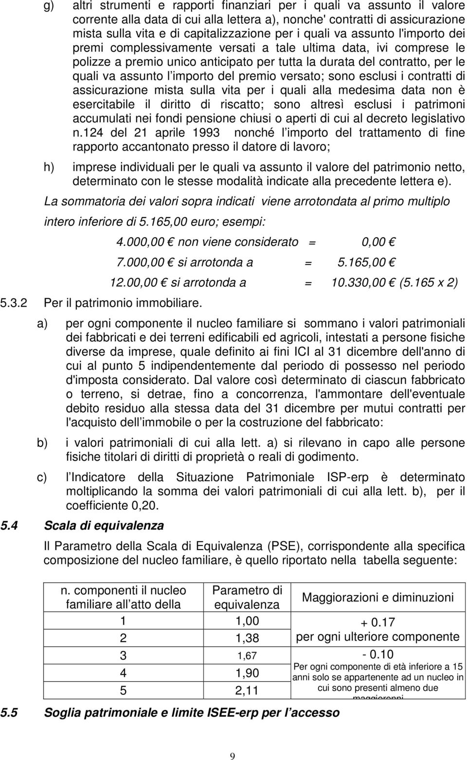 importo del premio versato; sono esclusi i contratti di assicurazione mista sulla vita per i quali alla medesima data non è esercitabile il diritto di riscatto; sono altresì esclusi i patrimoni