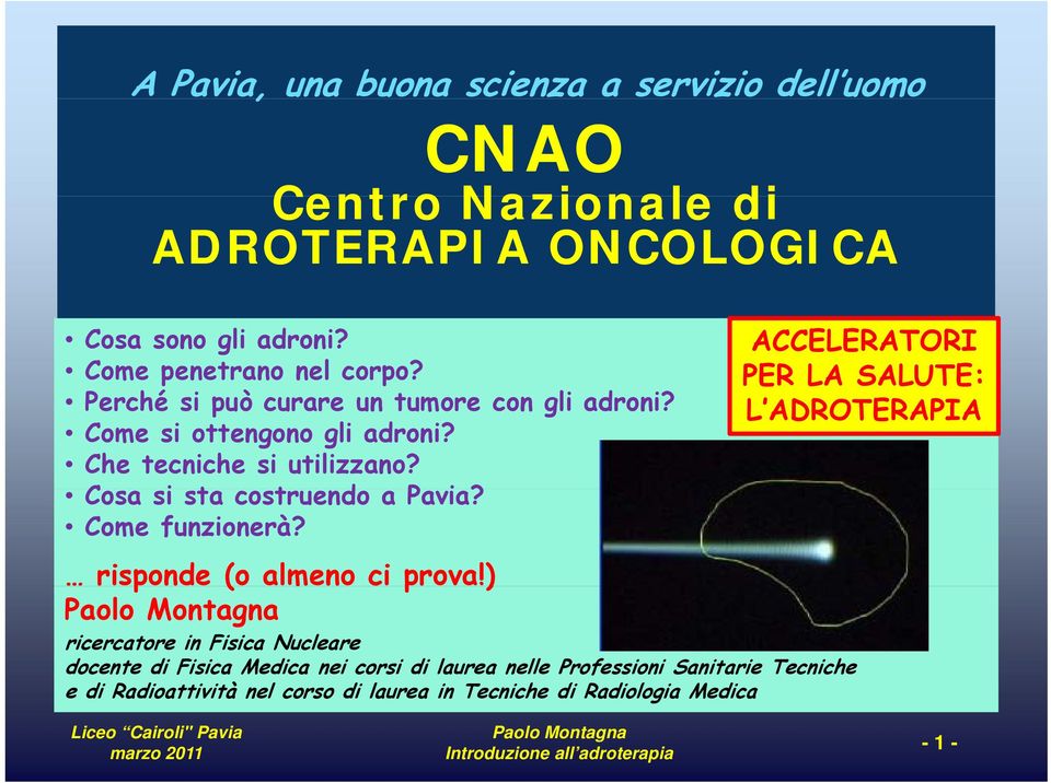 Cosa si sta costruendo a Pavia? Come funzionerà? risponde (o almeno ci prova!