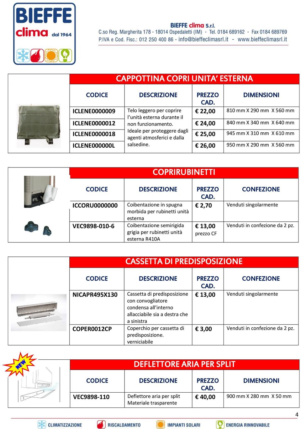 ICLENE0000012 24,00 840 mm X 340 mm X 640 mm ICLENE0000018 25,00 945 mm X 310 mm X 610 mm ICLENE000000L 26,00 950 mm X 290 mm X 560 mm COPRIRUBINETTI.