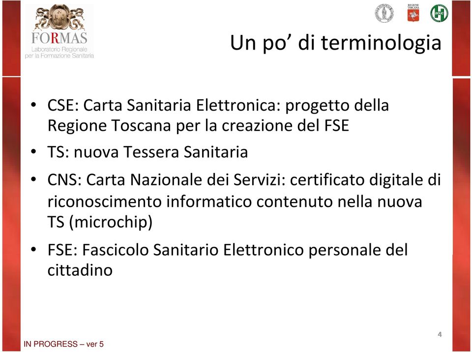 Nazionale dei Servizi: certificato digitale di riconoscimento informatico