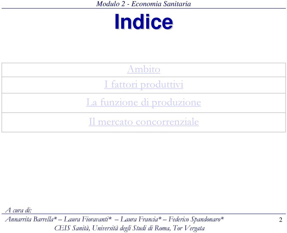 funzione di