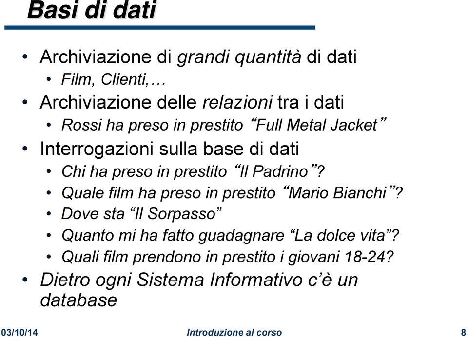 Il Padrino? Quale film ha preso in prestito Mario Bianchi?