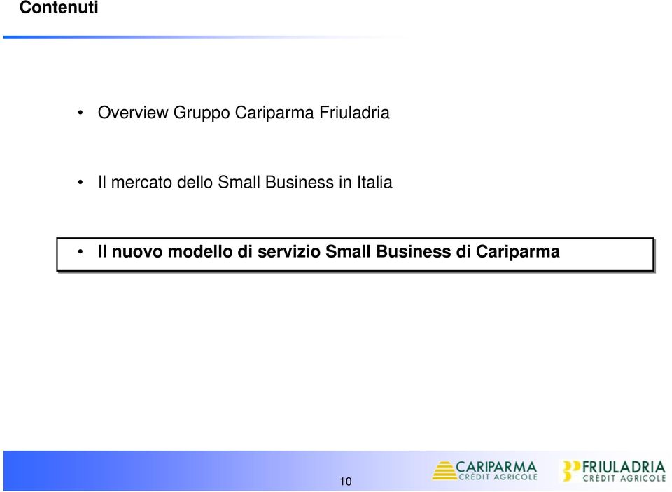 Business in Italia Il nuovo modello