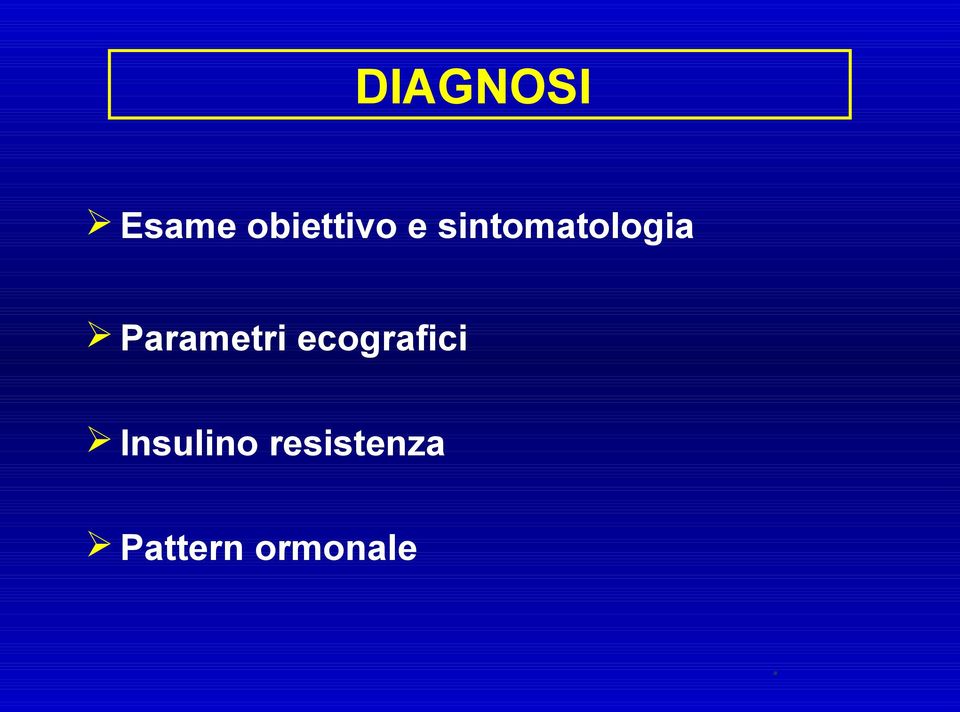 Parametri ecografici