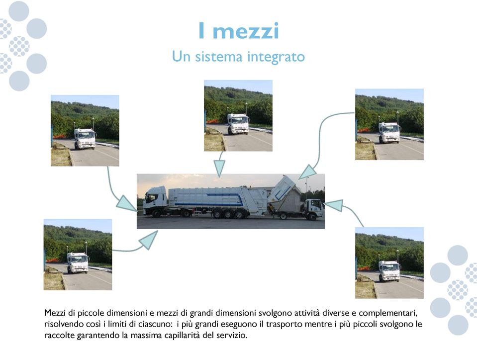 così i limiti di ciascuno: i più grandi eseguono il trasporto mentre i