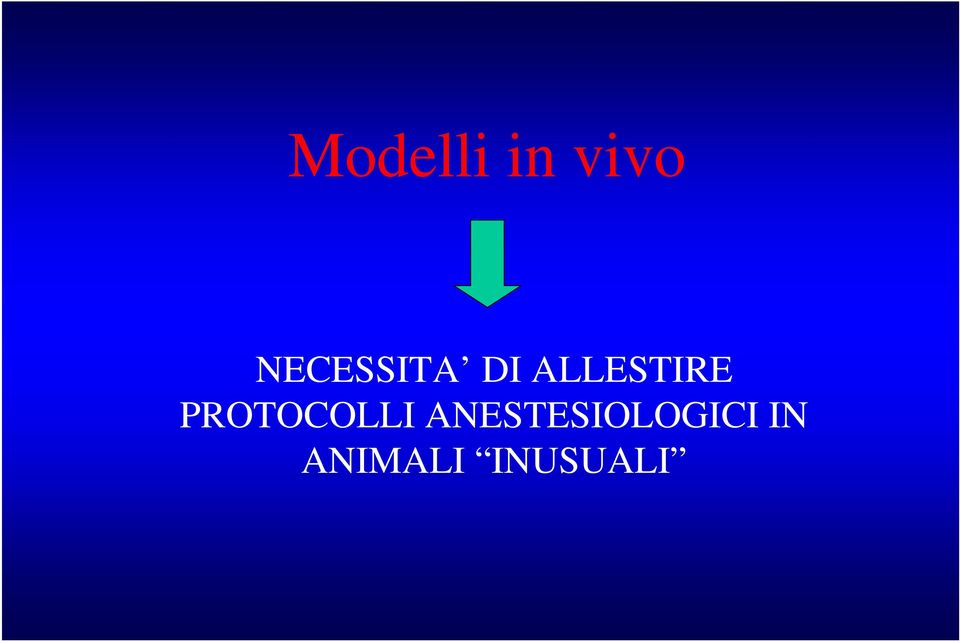 ALLESTIRE PROTOCOLLI