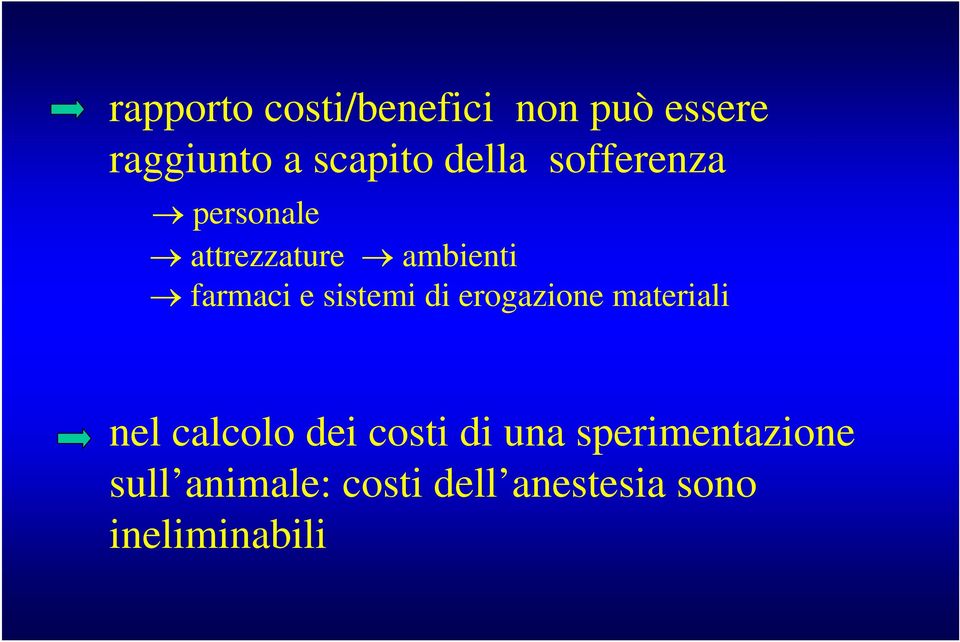 sistemi di erogazione materiali nel calcolo dei costi di una