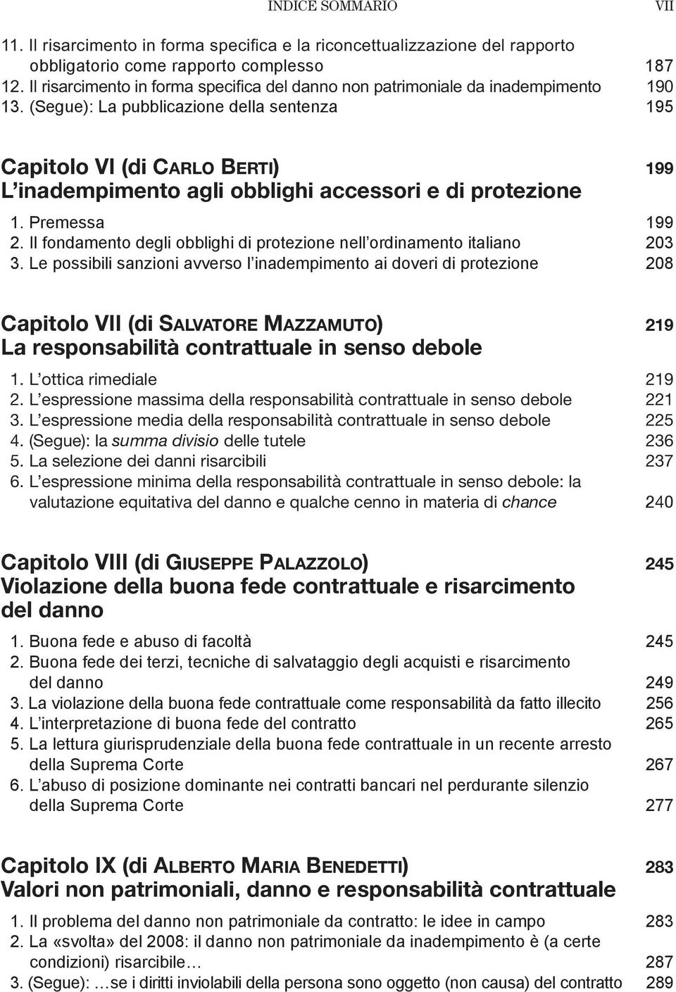 Il fondamento degli obblighi di protezione nell ordinamento italiano 203 3.